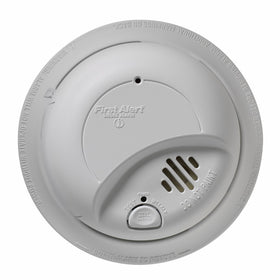 First Alert BRK Brands 9120B6CP 120-Volt Wire-In With Battery Backup Smoke Alarm, 6-Pack