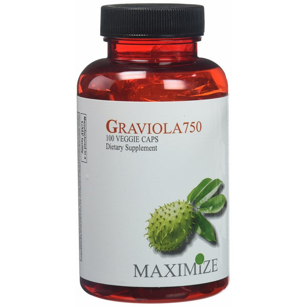 Maximize Graviola 750 by Maximum International -100 Veggie Caps