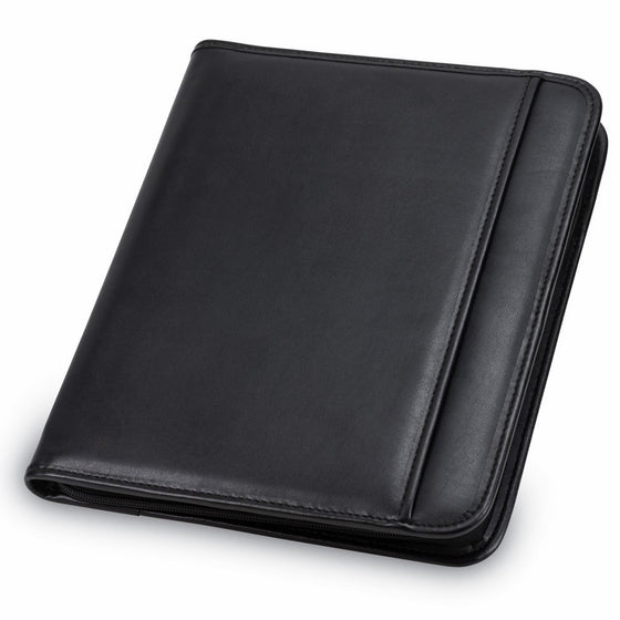 Samsill Professional Padfolio – Resume Portfolio/Business Portfolio with Secure Zippered Closure, 10.1 Inch Tablet Sleeve, 8.5 x 11 Writing Pad, Black