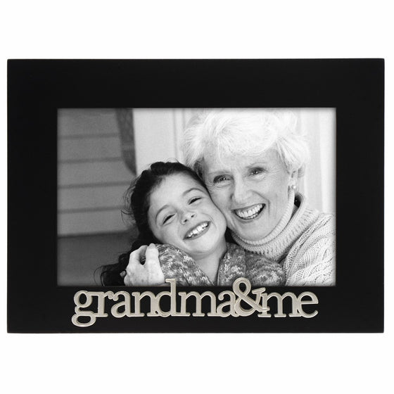 Malden International Designs Grandma and Me Expressions Picture Frame, 4x6, Black