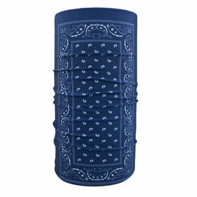 Zanheadgear T111 Motley Tube, 100% Polyester, Blue Paisley