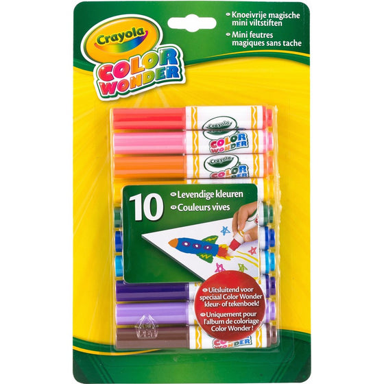 Crayola Color Wonder 10 Mini Markers