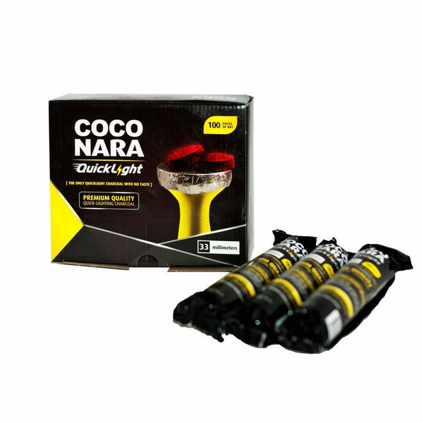 Coconara Quick Self Lighting Charcoal 33mm