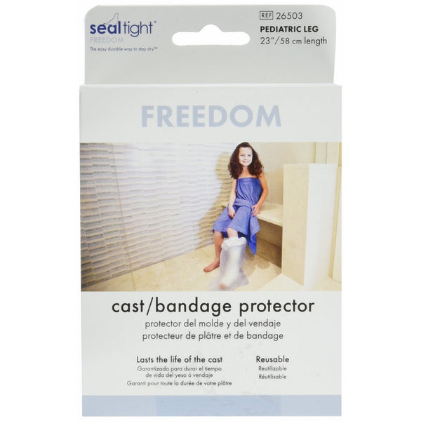 Seal Tight Freedom Cast and Bandage Protector, Best Watertight Protection, Pediatric Leg 23 inch