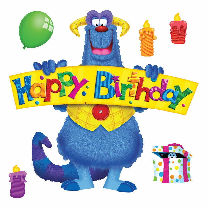 Trend Enterprises Inc Furry Friends Birthday Fun Bulletin Board Set