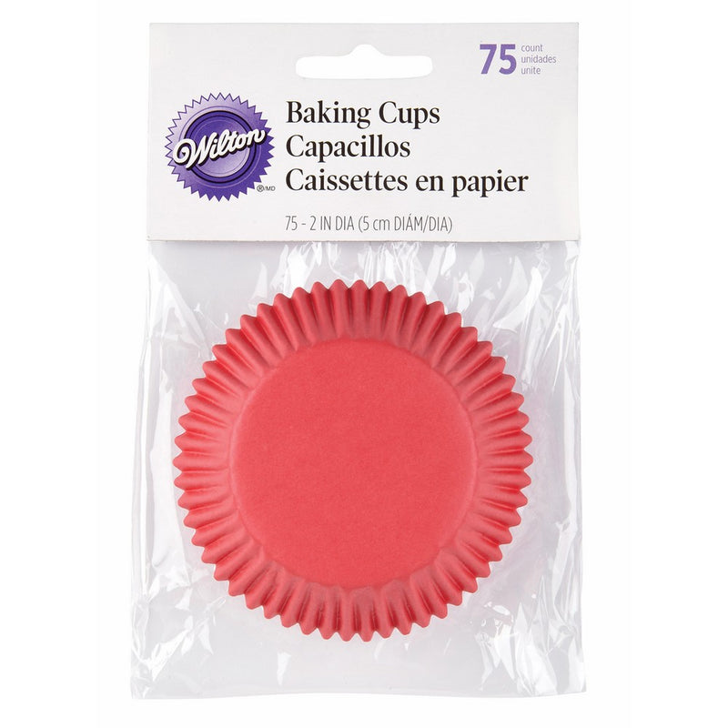 Wilton Assorted Pink, Red, White Standard Baking Cups, 75 Count