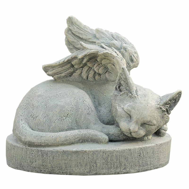 Sympathy Cat - Cat Angel Pet Memorial Stone