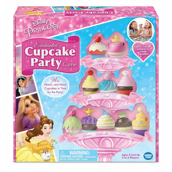 Wonder Forge Disney Princess Enchanted Cupcake Party Games