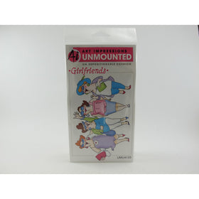 Art Impressions Uptown Girls Rubber Stamp