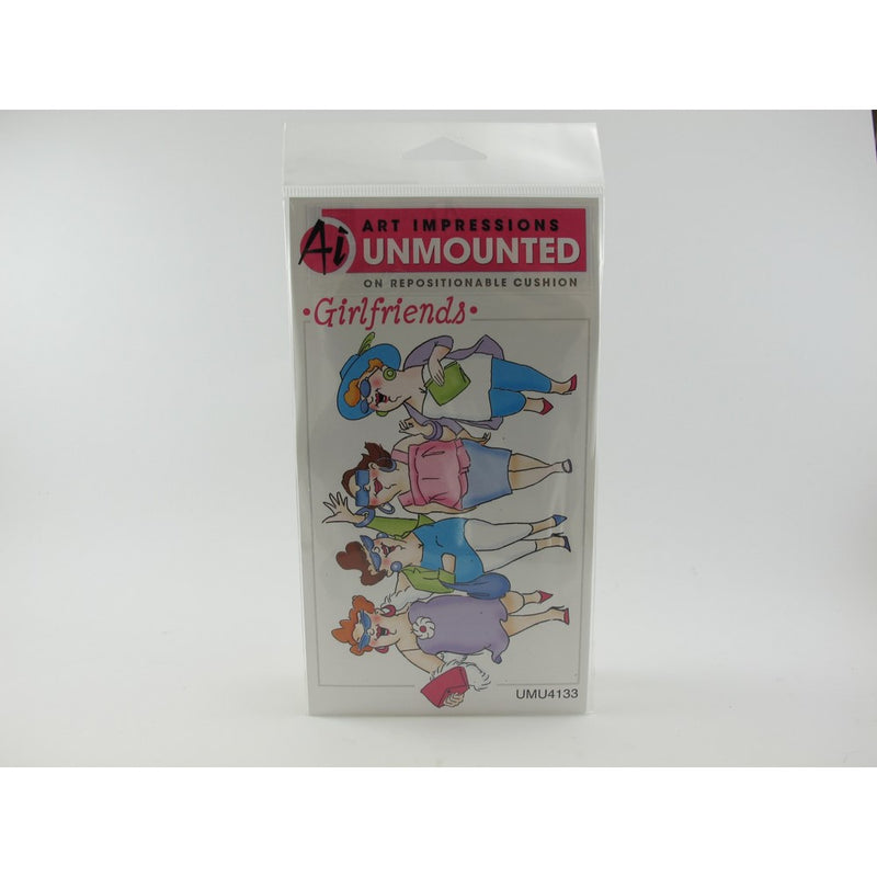 Art Impressions Uptown Girls Rubber Stamp