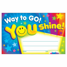 TREND enterprises, Inc. Way to Go! You Shine! Recognition Awards, 30 ct