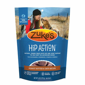 Zuke's Hip Action Natural Moist Dog Treats 6 Oz