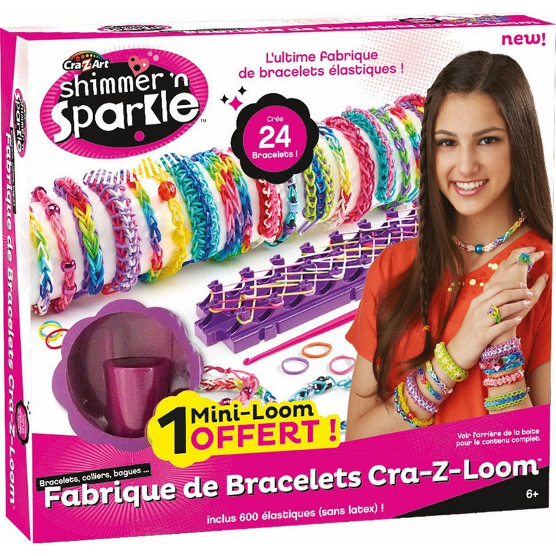 Cra-Z-Art Shimmer 'n Sparkle Cra-Z-Loom Bracelet Maker