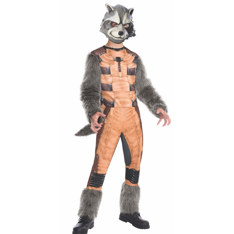 Rubies Guardians of The Galaxy Deluxe Rocket Raccoon Costume, Child Small