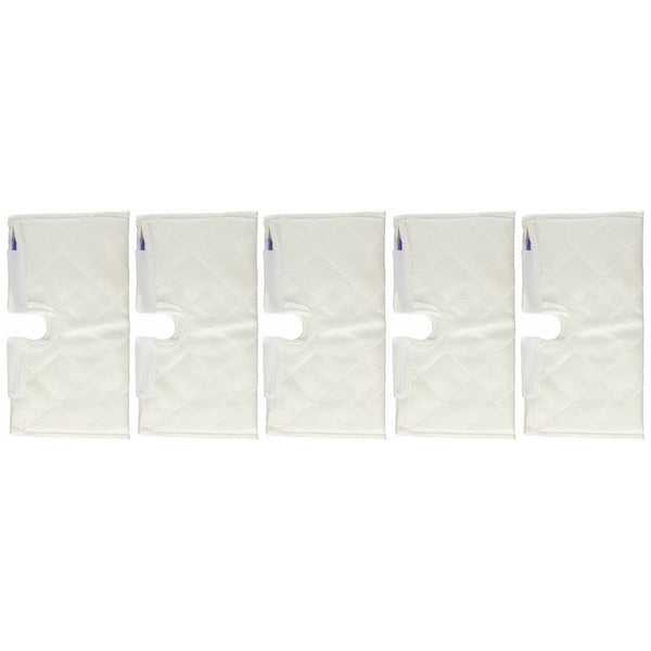 Standard Size (12.5" X 7.5") Steam Mop Replacement Pocket Pads for Erop-pro Shark S3501 S3601 S3901 Se450 (5, Standard 12.5" x 7.5")