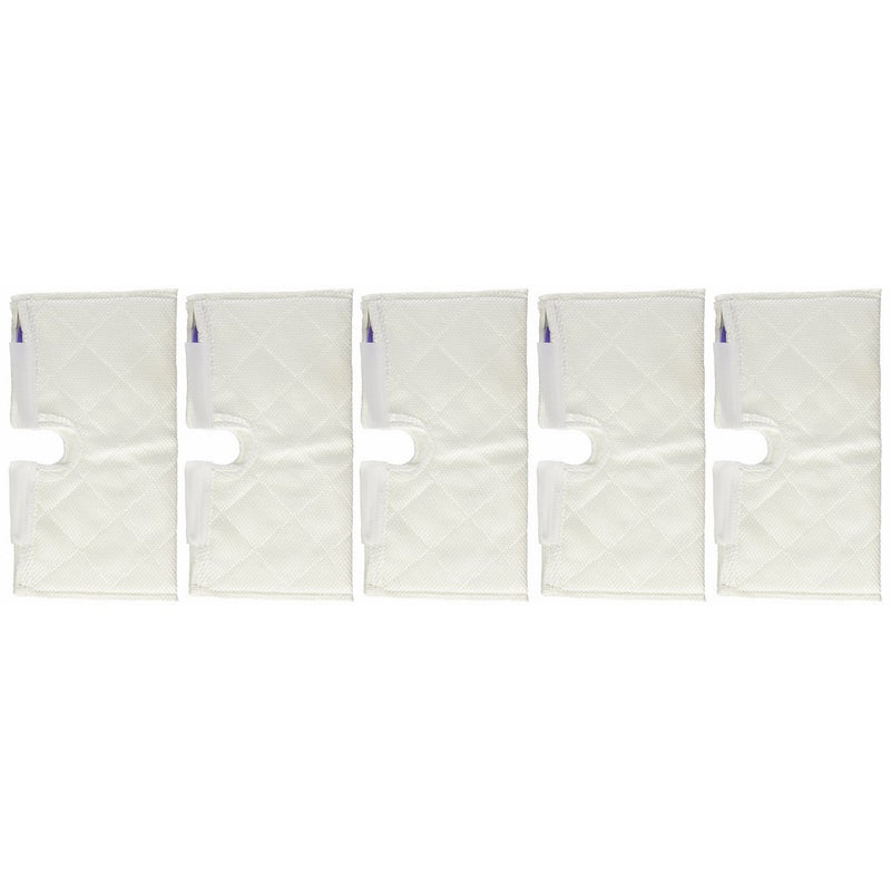 Standard Size (12.5" X 7.5") Steam Mop Replacement Pocket Pads for Erop-pro Shark S3501 S3601 S3901 Se450 (5, Standard 12.5" x 7.5")