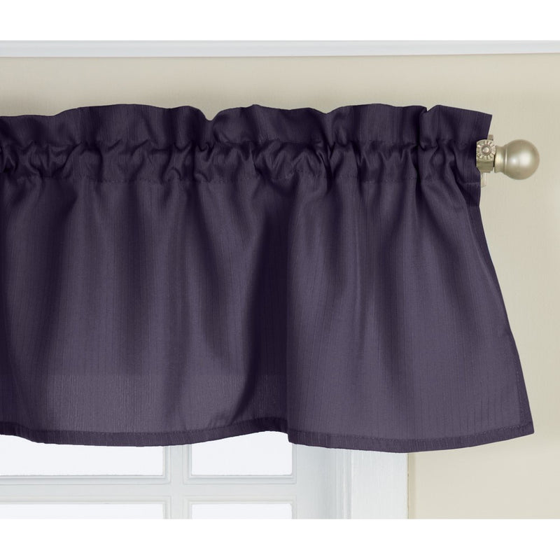 Lorraine Home Fashions Ribcord Valance, 54-Inch x 12-Inch, Navy