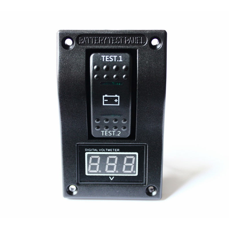 BANDC Voltmeter Battery Test Panel Rocker Switch Dpdt/on-off-on for Marine/boat/rv 5-30v Dc