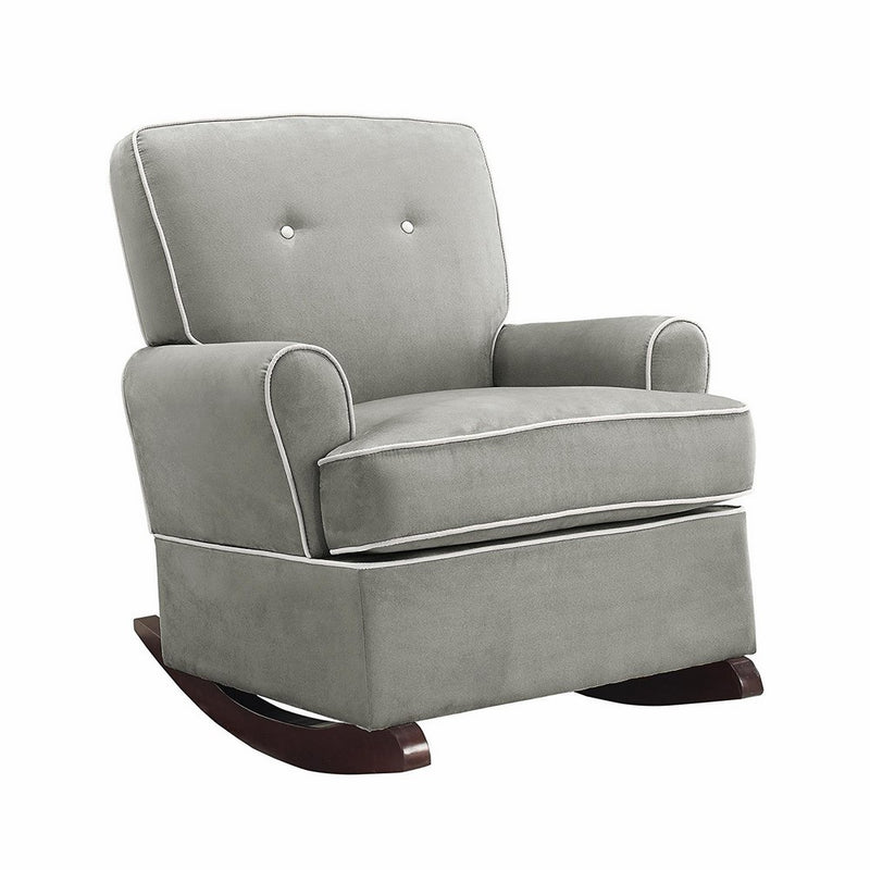 Baby Relax Tinsley Nursery Rocker Chair, Gray