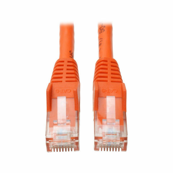 Tripp Lite Cat6 Gigabit Snagless Molded Patch Cable (RJ45 M/M) - Orange, 7-ft.(N201-007-OR)