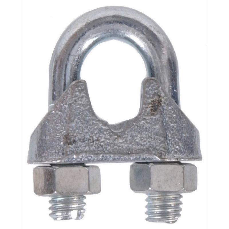 The Hillman Group 310215 1/4" Wire Rope Clip - Zinc Plated 25-Pack