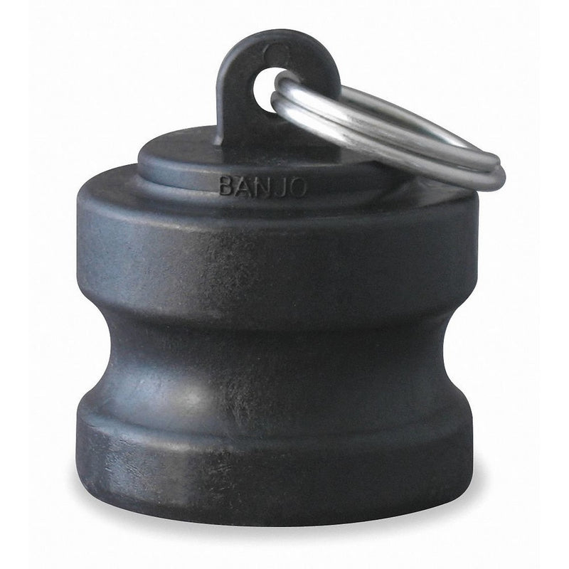 Banjo 150PL Polypropylene Cam & Groove Fitting, Dust Plug, 1-1/2" Male Adapter