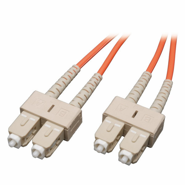 Tripp Lite Duplex Multimode 50/125 Fiber Patch Cable (SC/SC), 1M (3-ft.)(N506-01M)