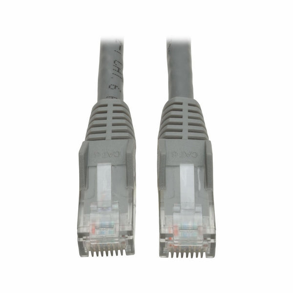 Tripp Lite Cat6 Gigabit Snagless Molded Patch Cable (RJ45 M/M) - Gray, 14-ft.(N201-014-GY)