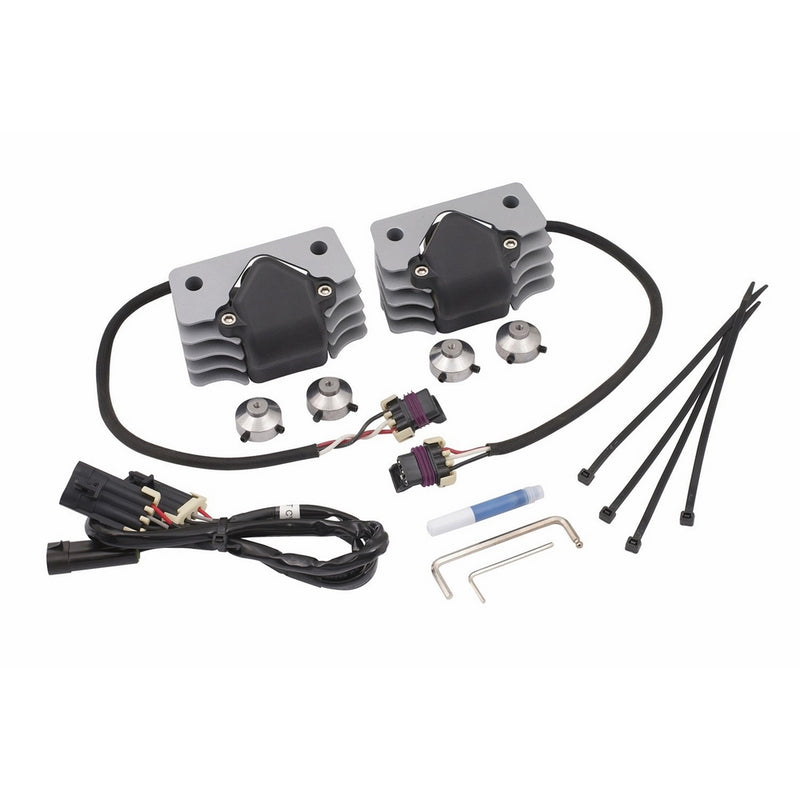 ACCEL 140414N Stealth SuperCoil Motorcycle Coil On Plug Technology For Harley Davidson Sportster Engines Kit Includes: Coils/Wiring Harness/Hardware NaturalStealth SuperCoil