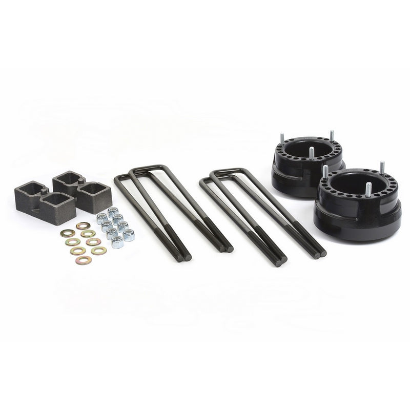 Daystar, Dodge Ram 2" Lift Kit, fits 1994 to 2001 1500, 2005 to 2011 1500 Mega Cab and 1994 to April 2013 2500/3500 4WD with Dana 60 Rear Axle (3.15" axle tubes and square 16.75" long u-bolt), all transmissions, all cabs KC09122BK, Made in America