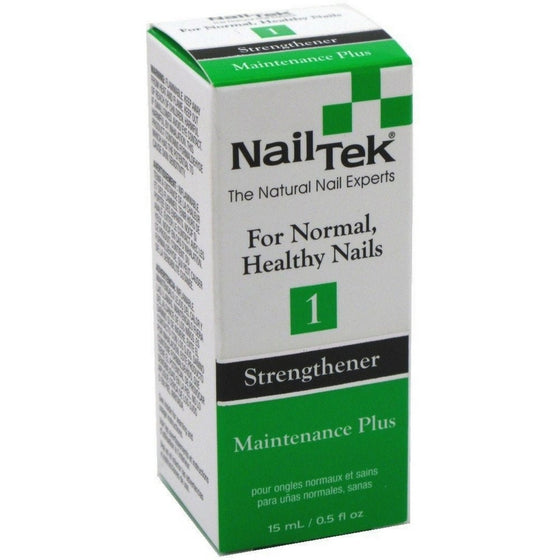 Nail Tek Strengthener Maintenance Plus [1], 0.5 oz (Pack of 2)