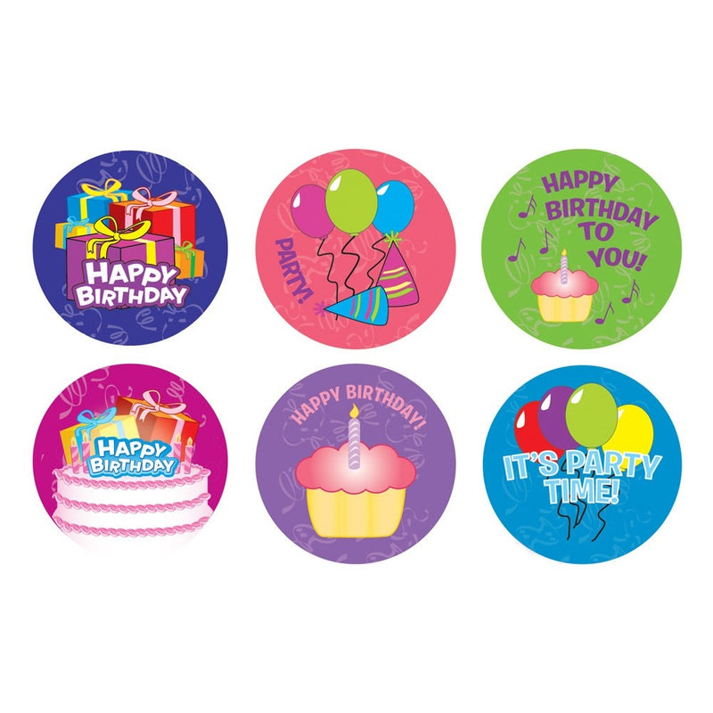 Happy Birthday Sticker Roll (100 Stickers)