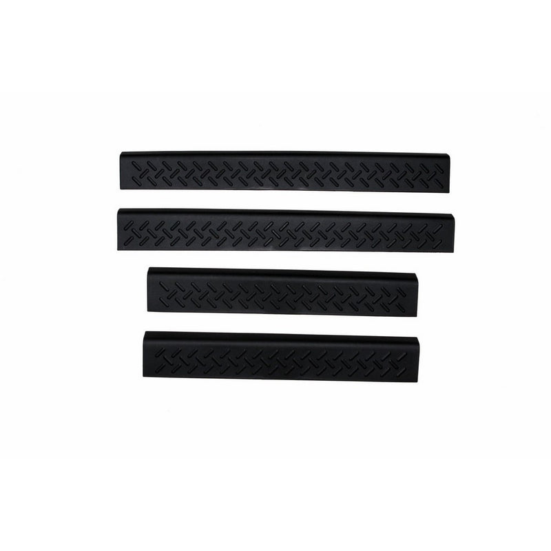 Auto Ventshade 91114 Stepshield Black Door Sill Protector, 4-Piece Set for 2004-2008 Ford F-150 Crew Cab