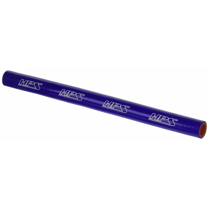 HPS HTST-050-BLUE Silicone High Temperature 4-ply Reinforced Tube Coupler Hose, 100 PSI Maximum Pressure, 12" Length, 1/2" ID, Blue
