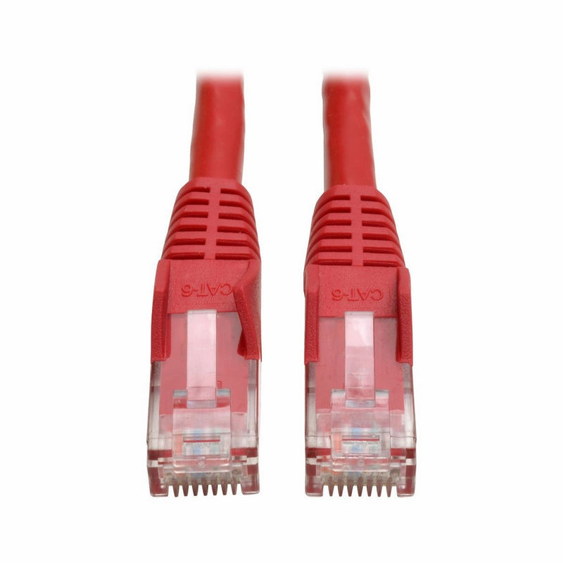 Tripp Lite Cat6 Gigabit Snagless Molded Patch Cable (RJ45 M/M) - Red, 7-ft.(N201-007-RD)