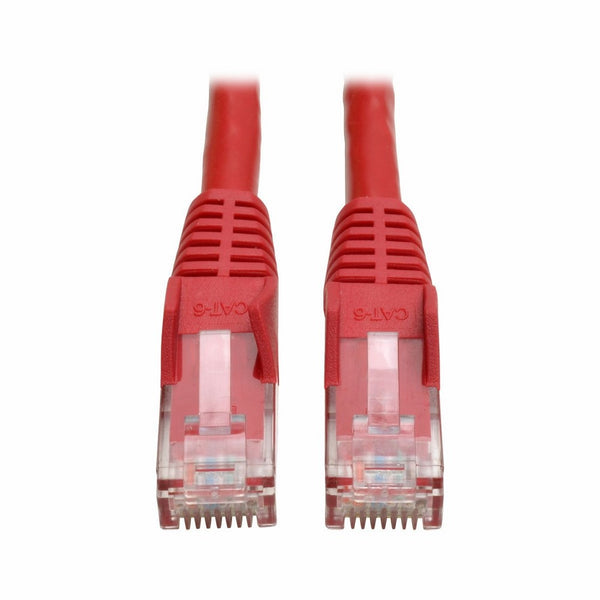 Tripp Lite Cat6 Gigabit Snagless Molded Patch Cable (RJ45 M/M) - Red, 2-ft.(N201-002-RD)