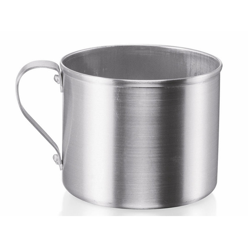 IMUSA USA R200-12W Aluminum Mug 1.25-Quart, Silver