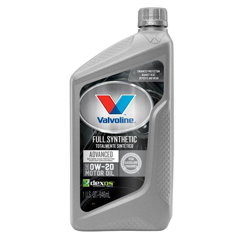 Valvoline Advanced Full Synthetic 0W-20 Motor Oil - 1qt (VV916)