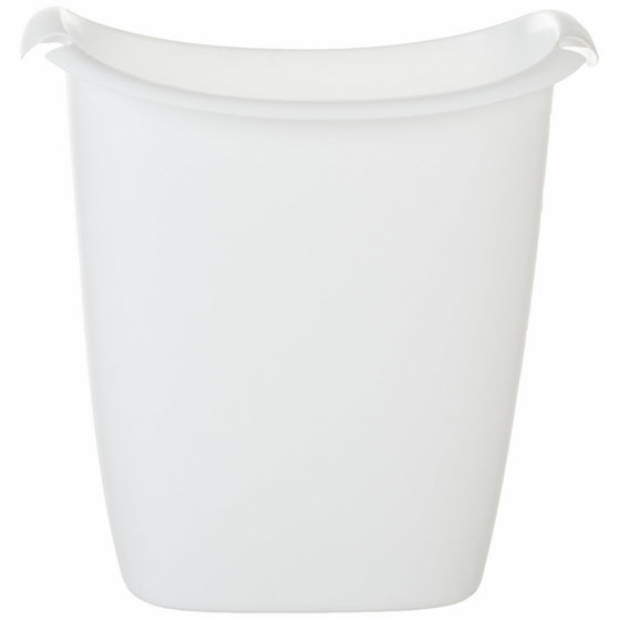 Rubbermaid FG238500WHT Bag Recycler Wastebasket, 14-Quart, White