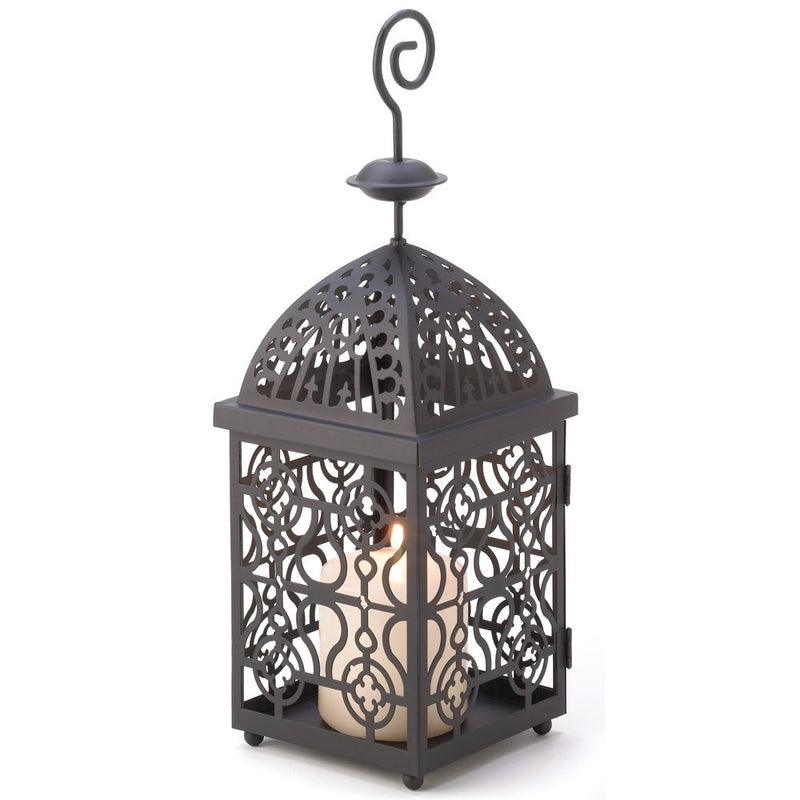 Gifts & Decor Moroccan Birdcage Iron Candle Holder Hanging Lantern