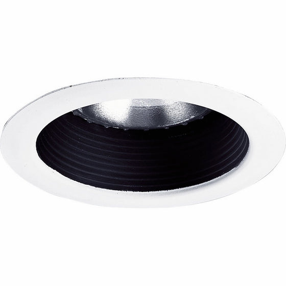 Progress Lighting P8175-31 Step Baffle 6-1/8-Inch Diameter For Ic and Non-Ic Housings, Black