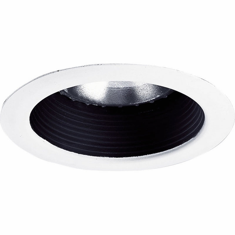 Progress Lighting P8175-31 Step Baffle 6-1/8-Inch Diameter For Ic and Non-Ic Housings, Black