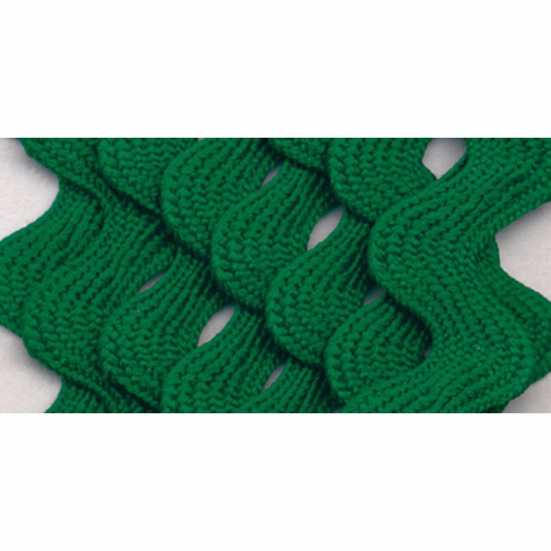 Wrights 117-401-044 Polyester Rick Rack Trim, Emerald, Medium, 2.5-Yard