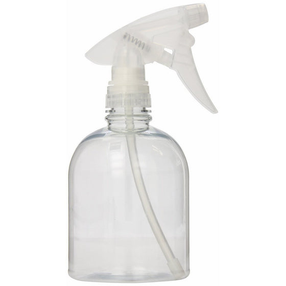 Soft 'n Style BMX-8031 Plastic Clear Spray Bottle, 16 fl.oz. Capacity (Pack of 12)