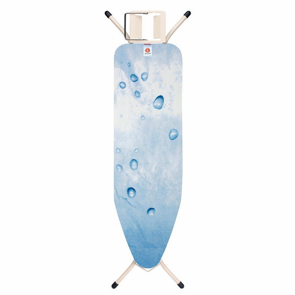 Brabantia Ironing Board with Steam Iron Rest, Size B, Standard - Ice Water Cover