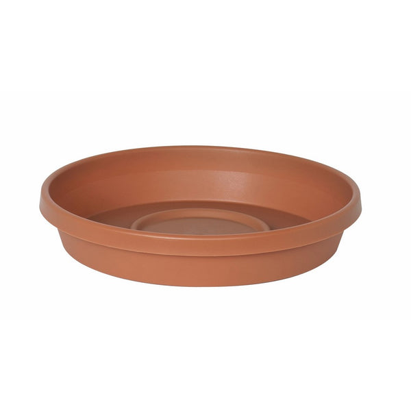 Fiskars 51020C 20-Inch outside diameter Terratray Planter Tray, Color Clay