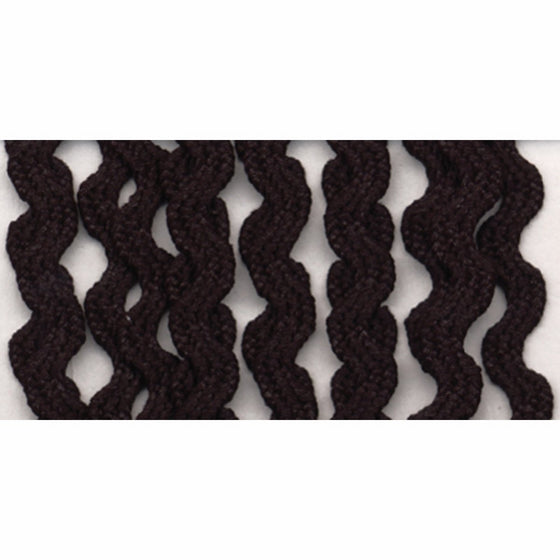 Wrights 117-400-031 Polyester Baby Rick Rack Utility Trim, Black, 4-Yard