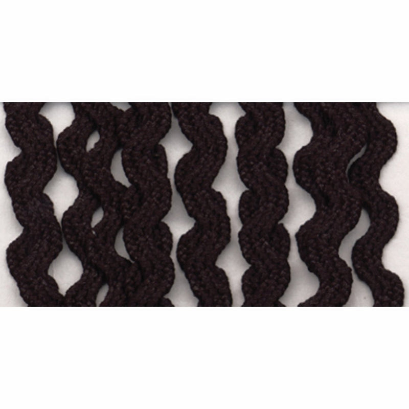 Wrights 117-400-031 Polyester Baby Rick Rack Utility Trim, Black, 4-Yard
