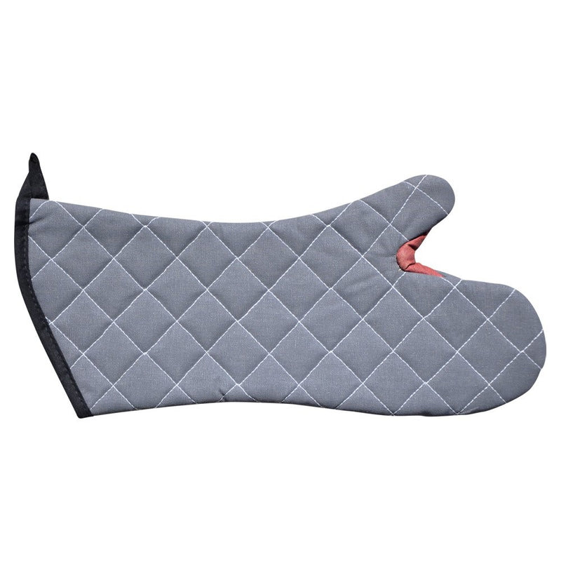 San Jamar 800FG17-BK BestGuard Commercial Heat Protection Up To 450° F Oven Mitts (Pair), 17" Length, Black