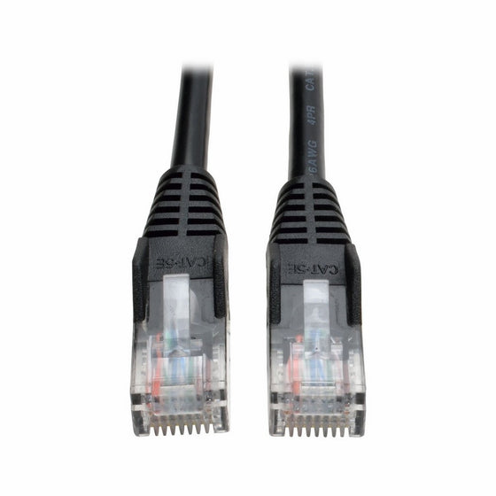 Tripp Lite Cat5e 350MHz Snagless Molded Patch Cable (RJ45 M/M) - Black, 30-ft.(N001-030-BK)